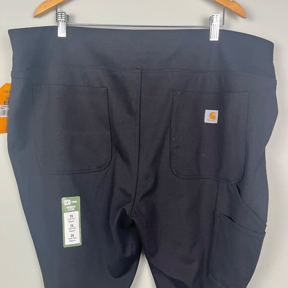 NWT Carhartt Women's Force Fitted Midweight Utility Leggings Womens Sz. 2XL - Picture 8 of 8